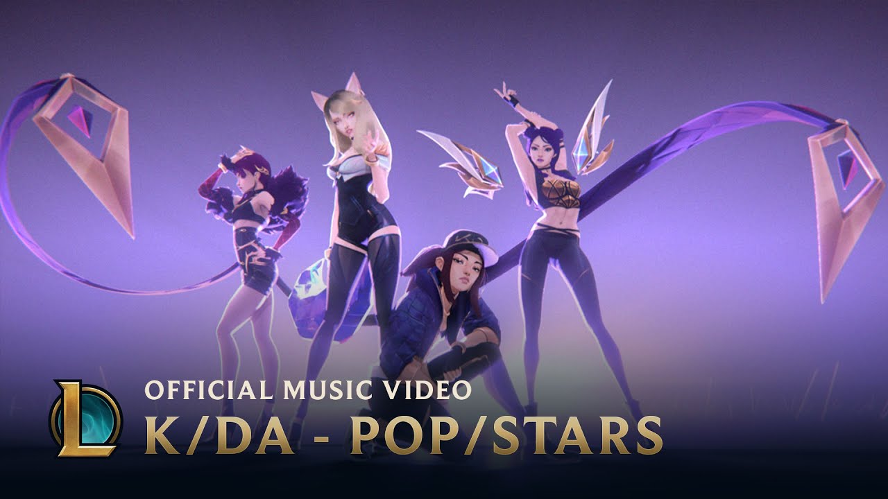 k da pop stars ft madison beer gi dle jaira burns music video league of legends 1