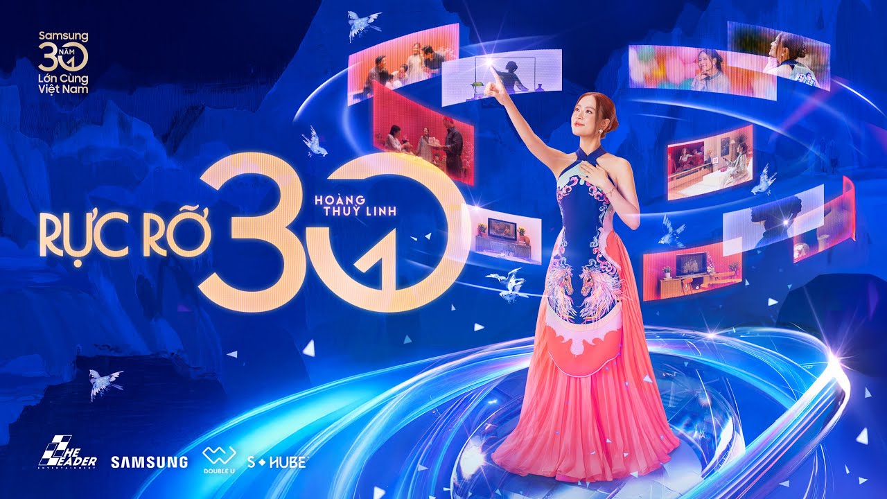 hoang thuy linh samsung ruc ro 30 official music video